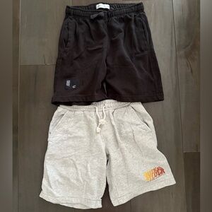 Zara/ quicksilver sweat Elastic Waist shorts